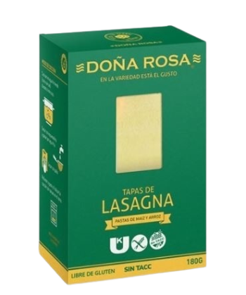 TAPAS DE LASAGNA DOÑA ROSA