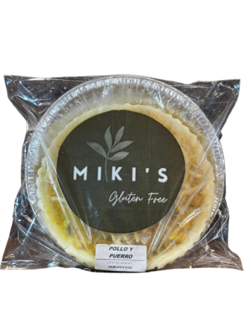TARTAS DE POLLO Y PUERRO MIKIS
