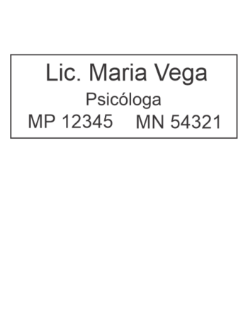 GOMA PARA SELLO AUTOMATICO 3 LINEAS