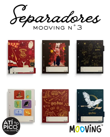 SEPARADORES MOOVING N° 3 HARRY POTTER