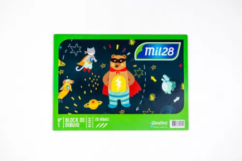 BLOCK N° 5 NEGRO MIL28 20 HOJAS