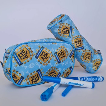 CARTUCHERA BYRON AFA CELESTE