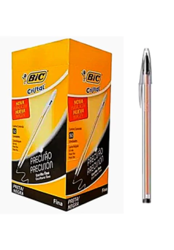 BOLIGRAFO BIC CRISTAL TRAZO FINO 07 NEGRA