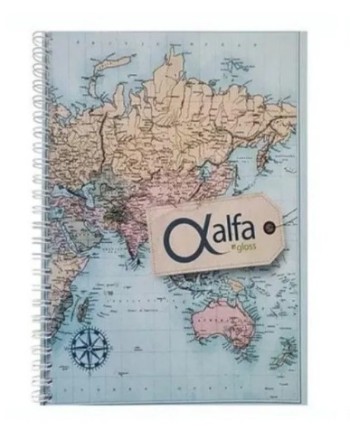 CUADERNO A5 ALFA C/ESP 42HOJAS CUADRIC