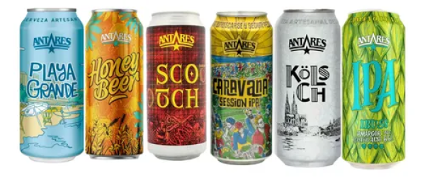 ANTARES LATA PACK X 6