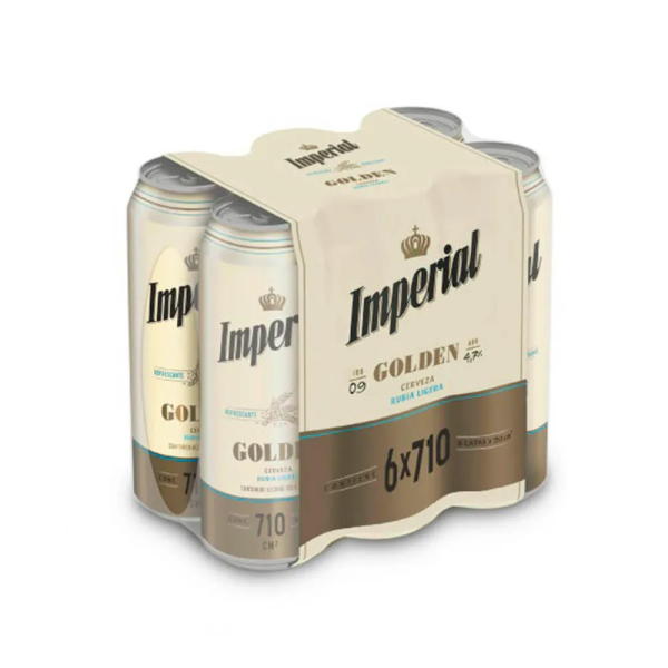 CERVEZA IMPERIAL GOLDEN 710 PACK X6