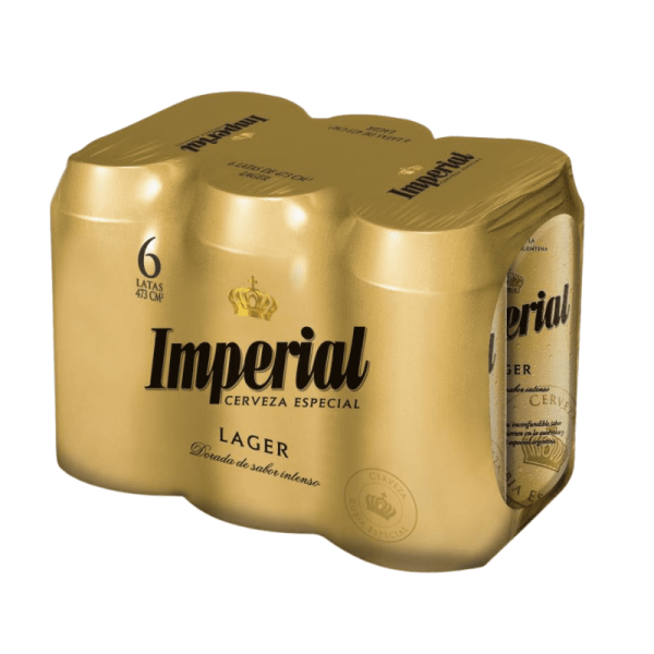 CERVEZA IMPERIAL LAGER 473 PACK X6