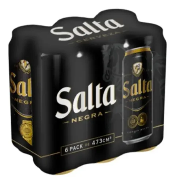 CERVEZA SALTA NEGRA 473 PACK X6