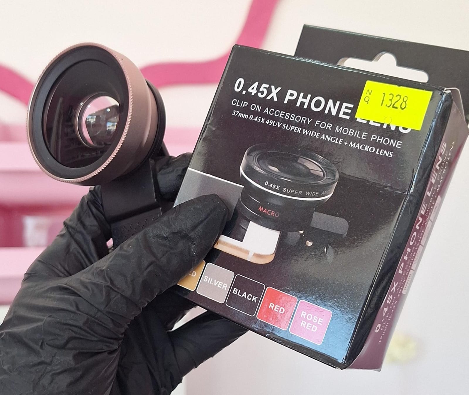 LENTE MACRO PARA CELULAR 0.45X