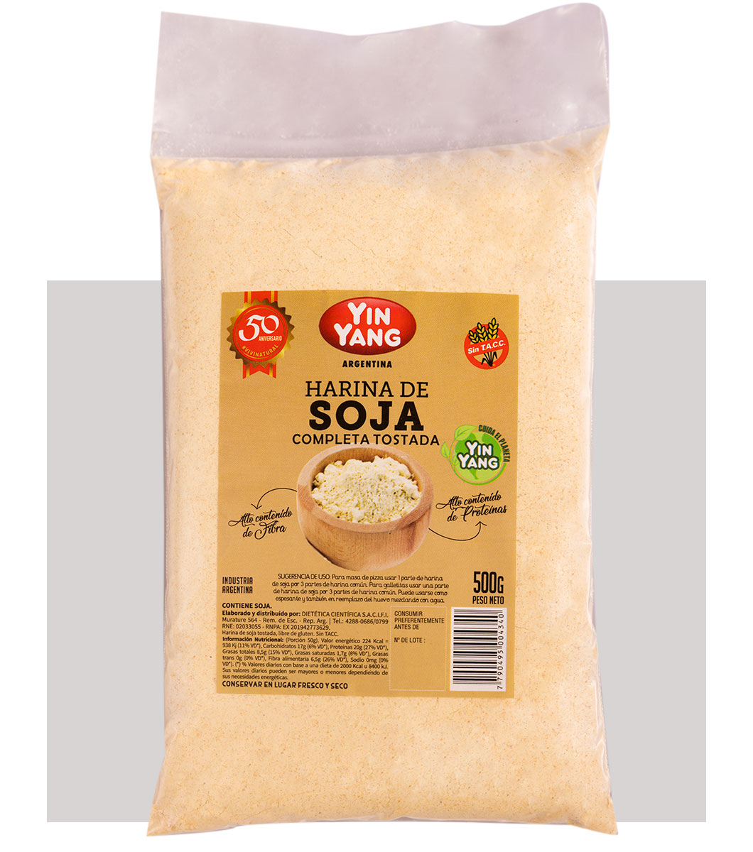 HARINA DE SOJA X 500 GR YING YANG