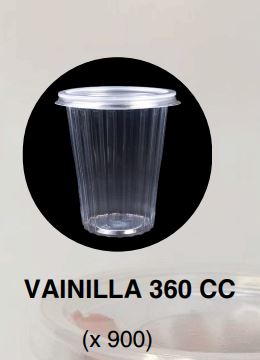 POTE VAINILLA 360CC PLASTICFOOD (900U) PP + TAPA 088