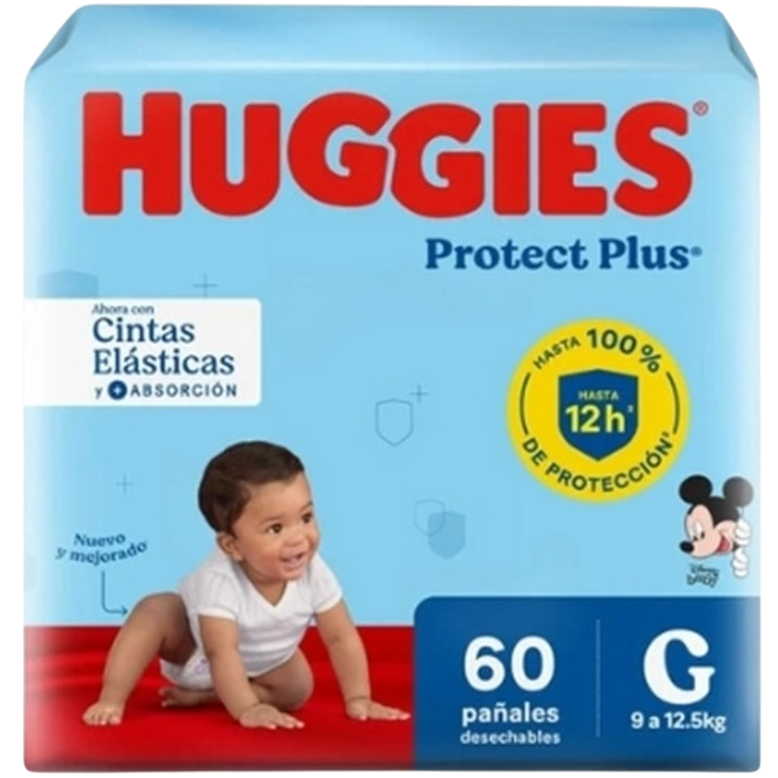 Pañal baby G 60u protect plus Huggies (2)