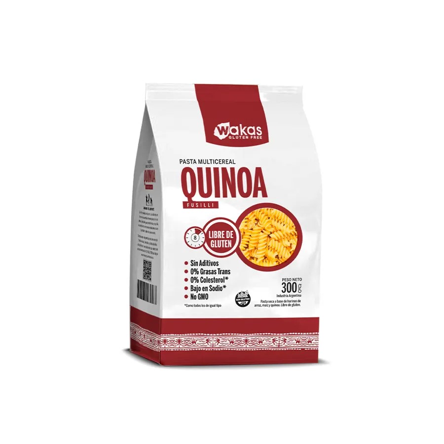 WAKAS QUINOA FUSILLI X 300 GRS