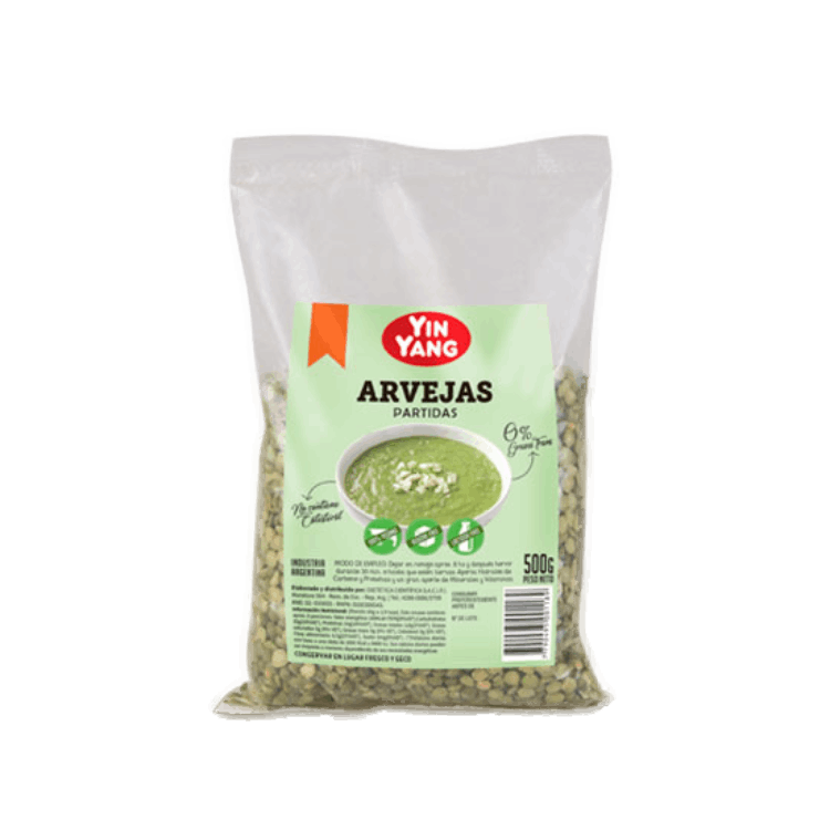 ARVEJAS PARTIDAS X 500 GRS YING YANG