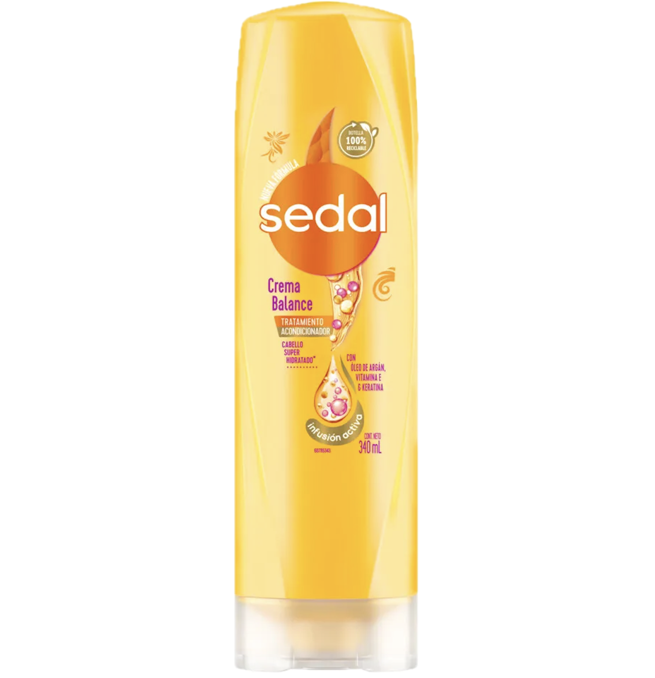 Acondicionador 340ml crema balance Sedal (12)
