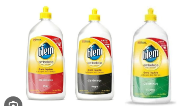 Cera Blem autobillo Rojo 800ml cera liquida