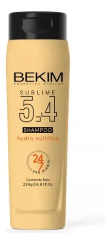 bekim sublime 5.4 SHAMPOO hydro nutritive 250g 7798416879589