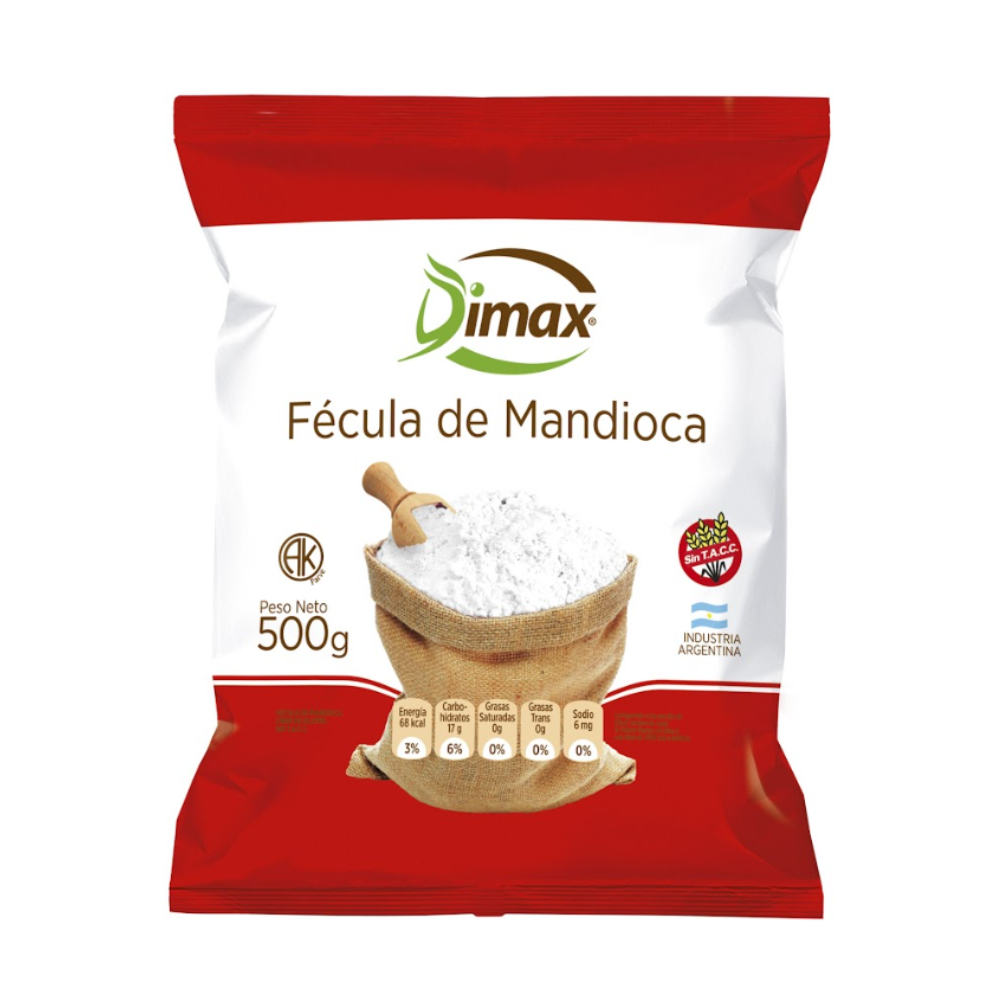 FECULA DE MANDIOCA X 500GR DIMAX