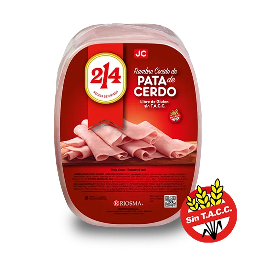 Fiambre cocido de pata de cerdo 214 x kg