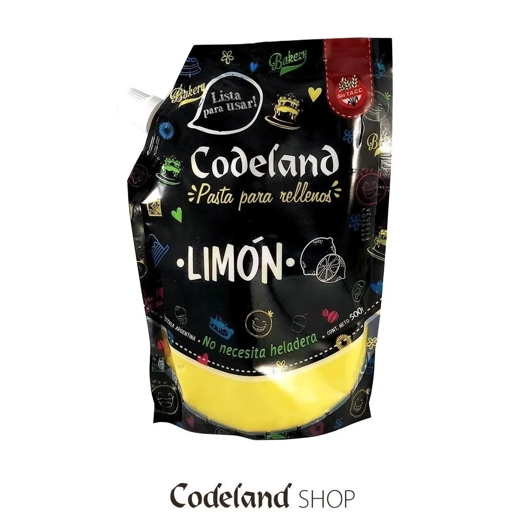 Relleno Coderland Limon x 500
