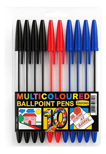 Kit lapiceras de 3 colores