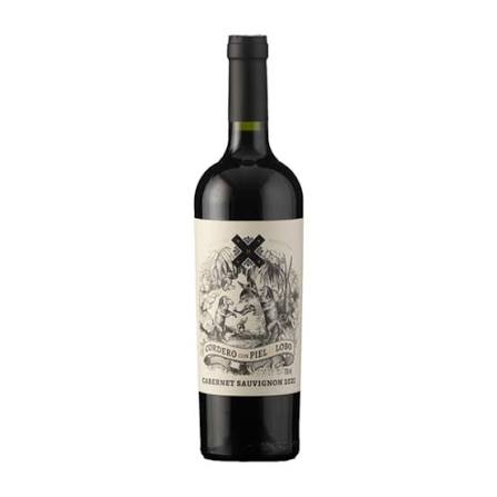 Vino cordero con Piel de lobo Cabernet