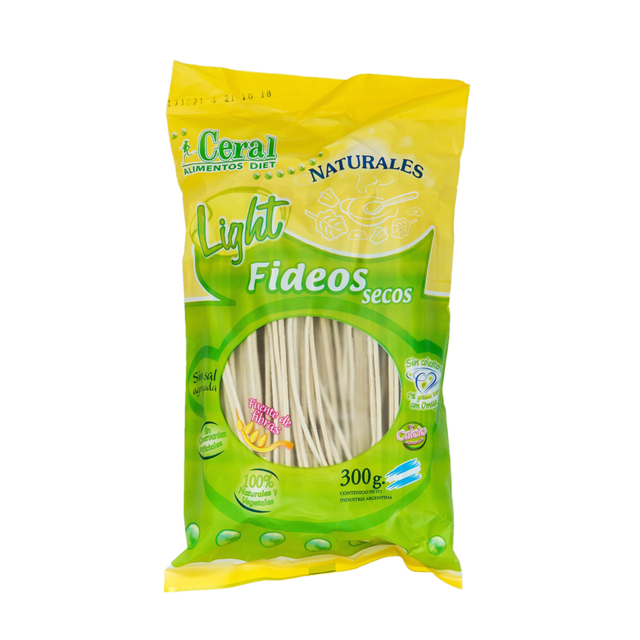FIDEOS LIGTH NATURALES X 300 GR CERAL