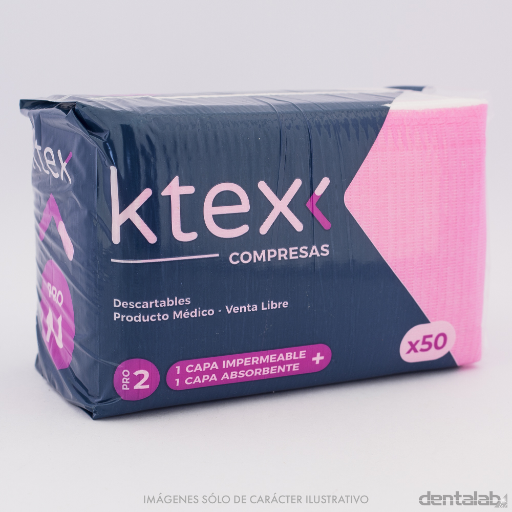 COMPRESAS X 50 uni KTEX