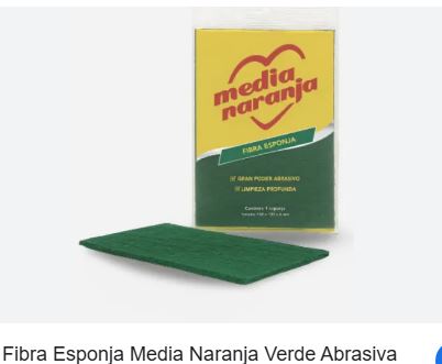 FIBRA ABRASIVA MEDIA NARANJA