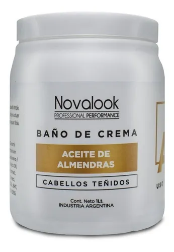 baño de crema aceite de almendras 1kl novalook