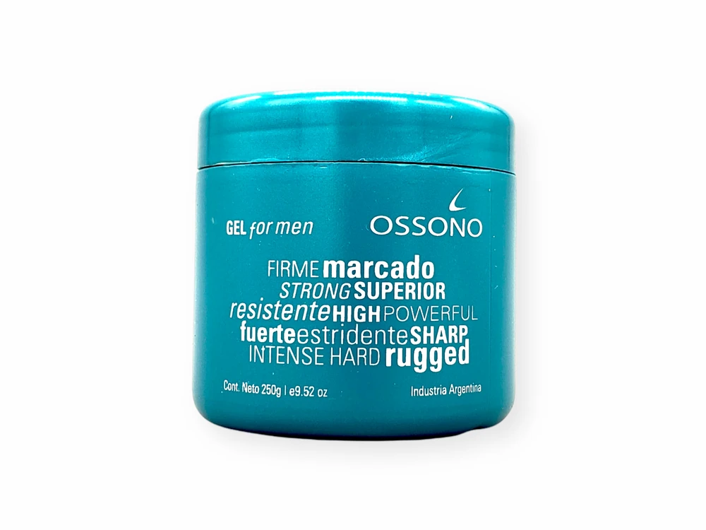Gel For Men Ossono X 250grs High Powerfull Peluqueria