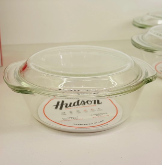 Cacerola con tapa vidrio con asas - HUDSON