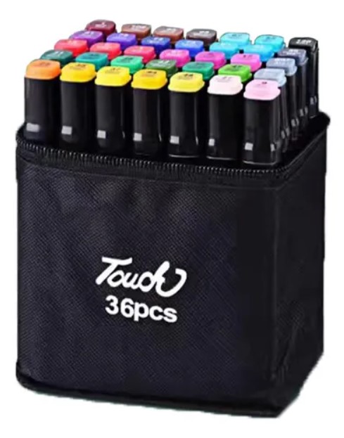 Marcadores Touch Hand Twin Maker - 36 piezas