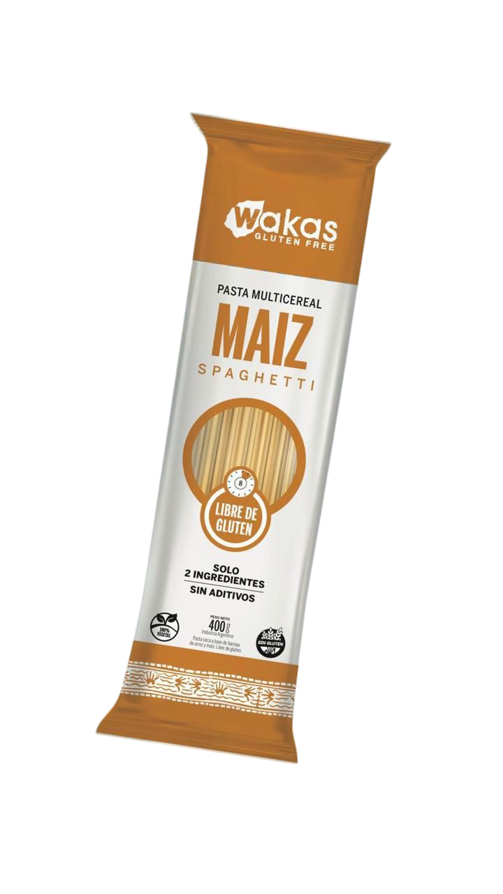 WAKAS SPAGUETTI DE MAIZ X 400 GR