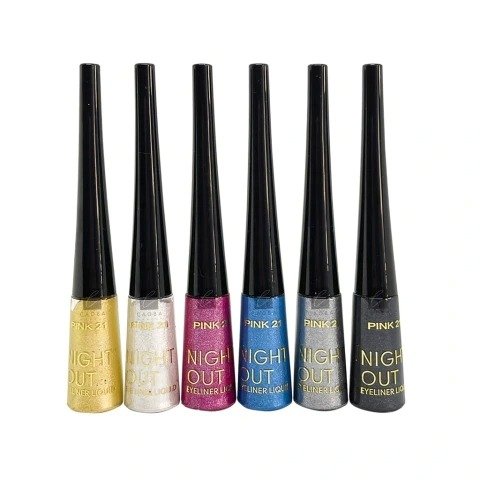 Delineador Glitter Duo Doble Punta Pink 21