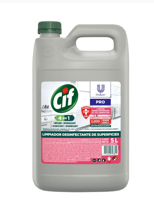 Cif desengrasante 4 en 1 unilever 5L