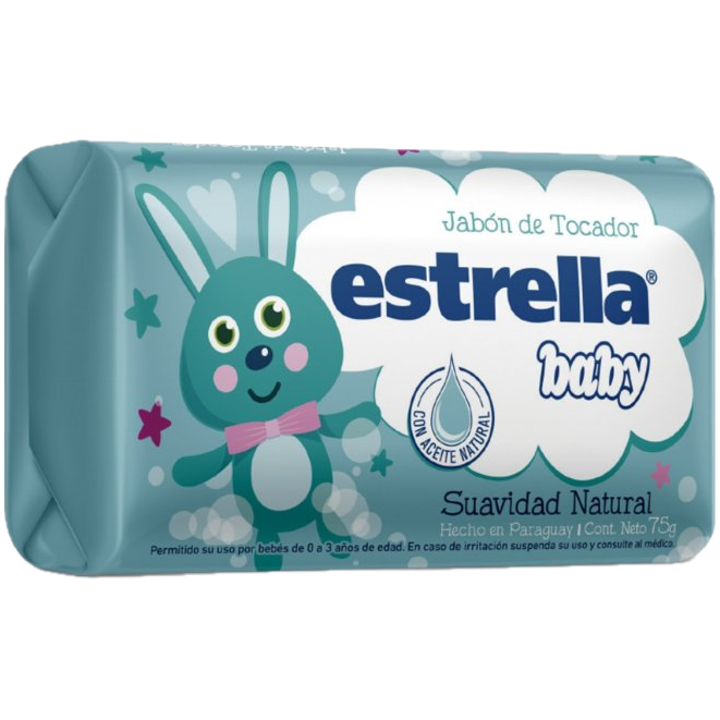 Jabon baby 75g suavidad natural Estrella (6)