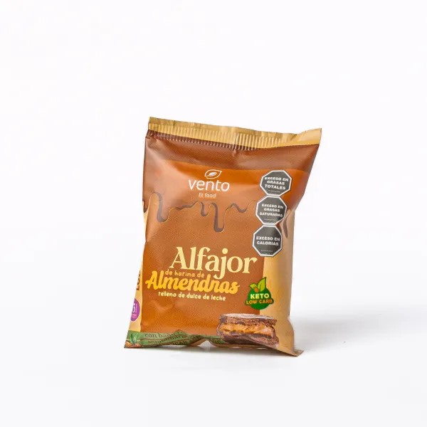 ALFAJOR DE DULCE DE LECHE KETO x 50g VENTO FIT