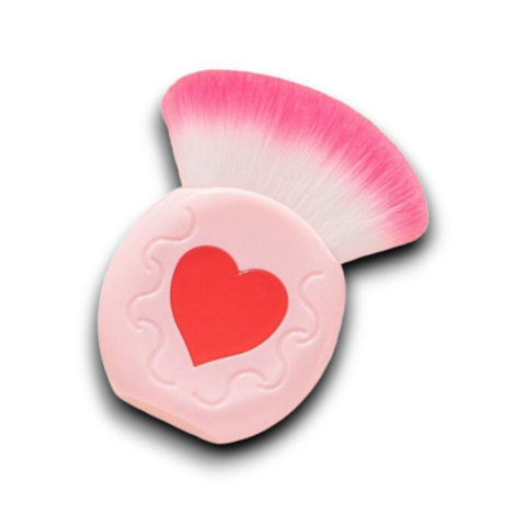 BROCHA PARA POLVO CORAZÓN