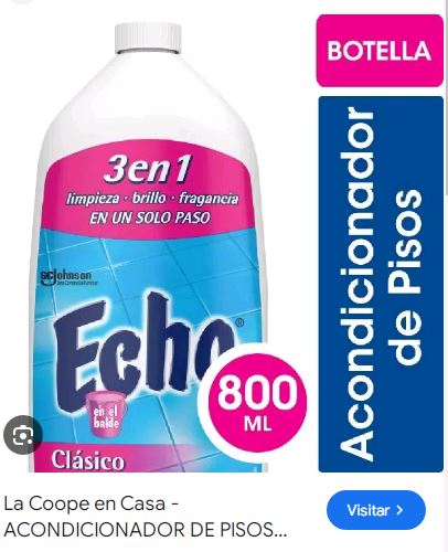 Acondicionador ECHO listo clasico 800 ml