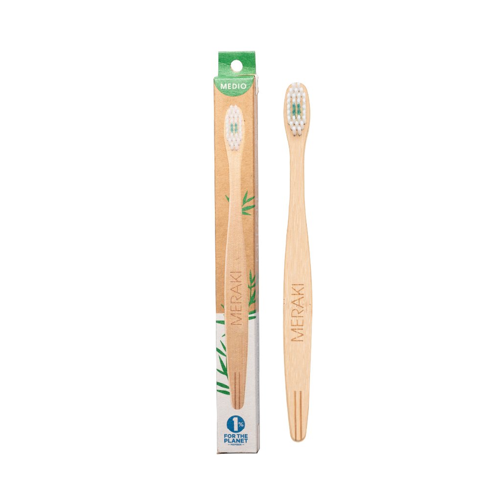 CEPILLO DE BAMBU MEDIA MERAKI