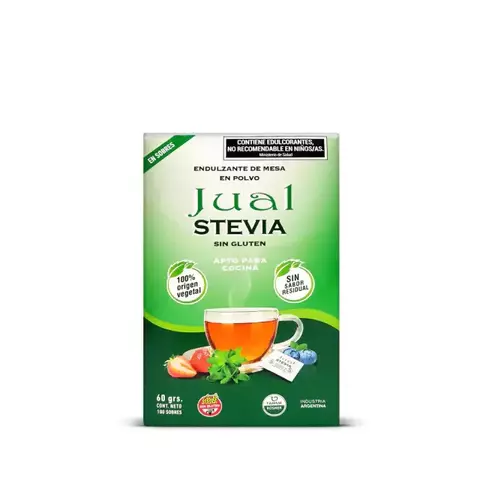 STEVIA JUAL EN SOBRES X 100 UNID. JUAL