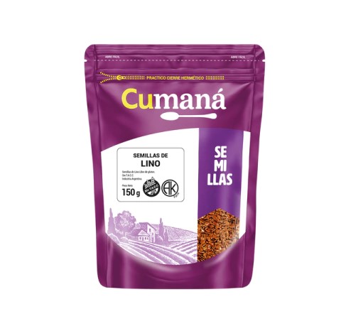 SEMILLAS DE LINO X 150 GRS CUMANA