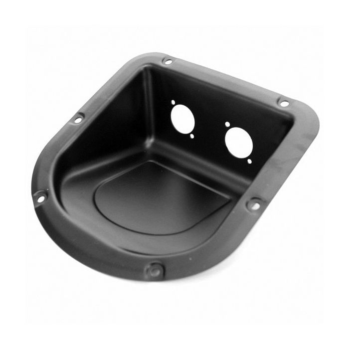 9802-BASE DE EMBUTIR RN ANGULO P/ 2 SPEAKON