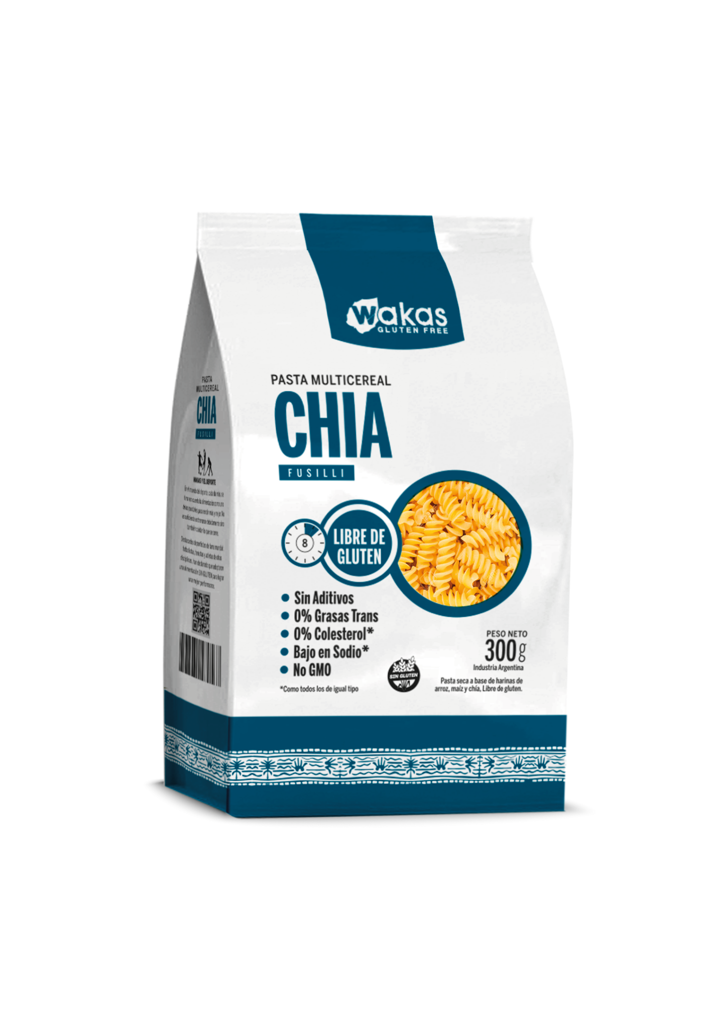 WAKAS CHIA FUSILLI X 300 GRS