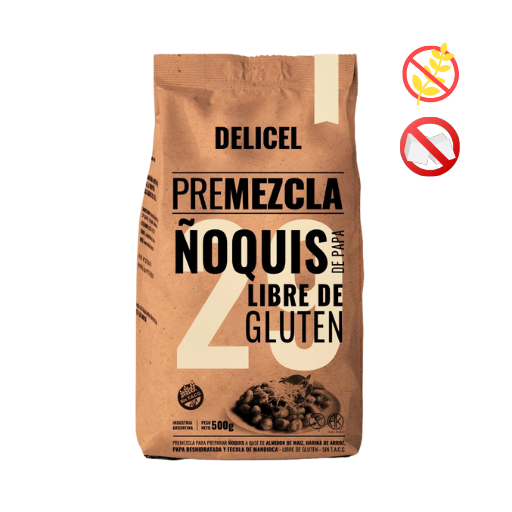 PREMEZCLA ÑOQUIS X 500 GR DELICELL