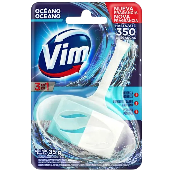 Canasta solida inodoro x4 oceano Vim