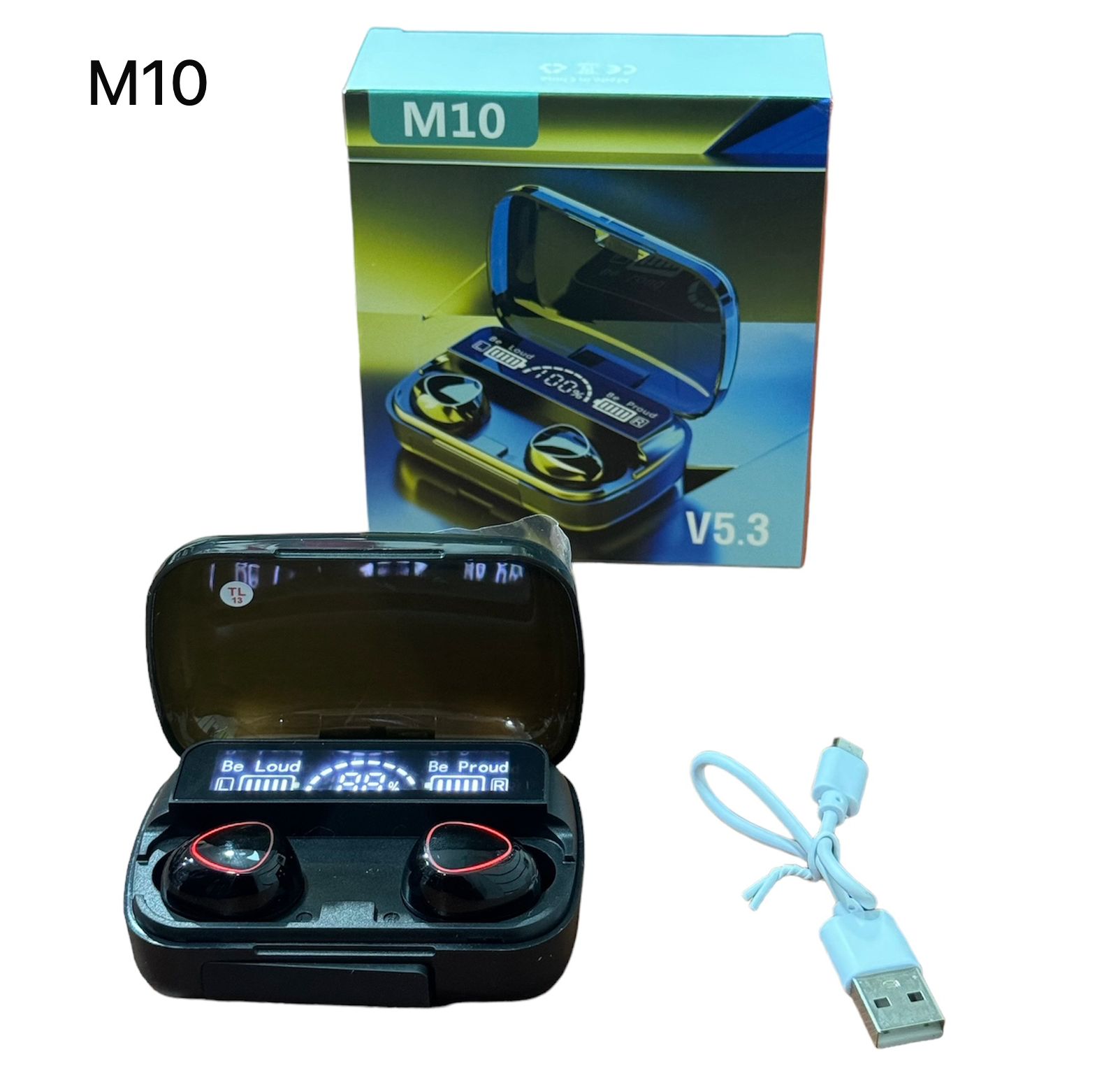 auriculares bt m10 negros