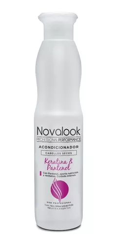 acondicionador keratina y pantenol 320ml novalook