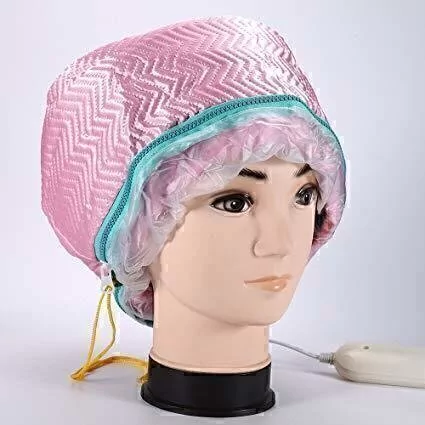GORRO ELECTRICO TERMICO PREMIUM ACOLCHADO CON 2 TEMPERATURAS PARA BAÑO DE CREMA ó SHOCK QUERATINA * REEMPLAZA AL VAPORIZADOR DE CASCO